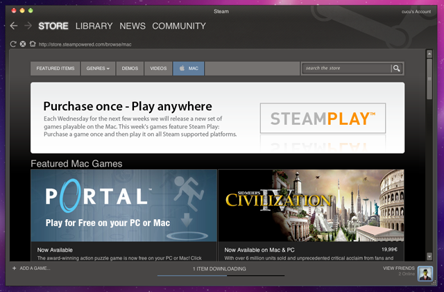 Steam-mac