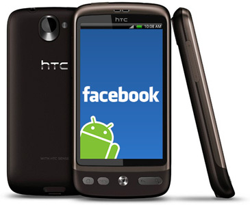 Teléfono HTC Facebook con Android