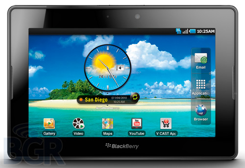 BlackBerry PlayBook con Android